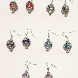 Lot of 5 Ornamental Earrings